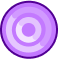 A purple circle with white circles Description automatically generated with low confidence
