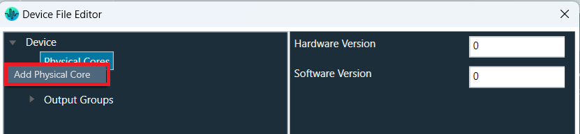 A screenshot of a device software Description automatically generated